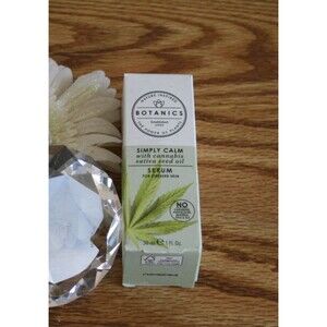 Botanics Simply Calm Hydrating Serum Anti Aging Facial Moisture Care 1 Fl Oz